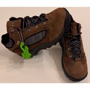 NWOT Vintage 00s Gecko Women's Hiking Boots Brown Suede Leather Upper Size 5.5